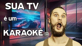 TUTORIAL Para Usar a TV Como KARAOKÊ