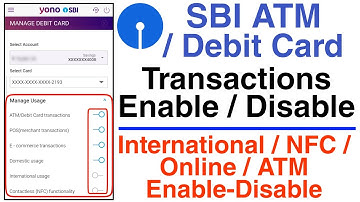 How To Manage SBI Debit Card Transaction | SBI ATM Transaction Management