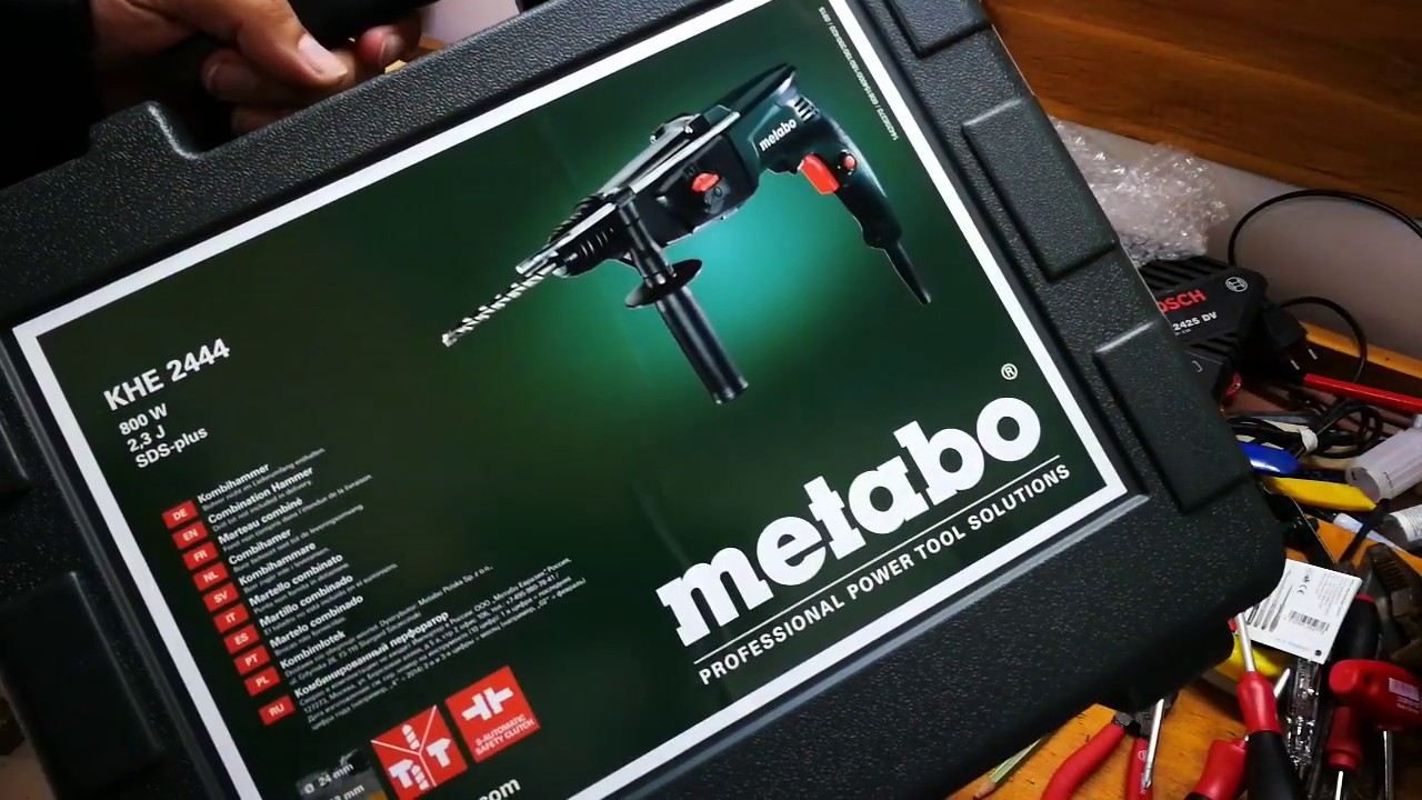 unboxing combination hammer Metabo KHE 