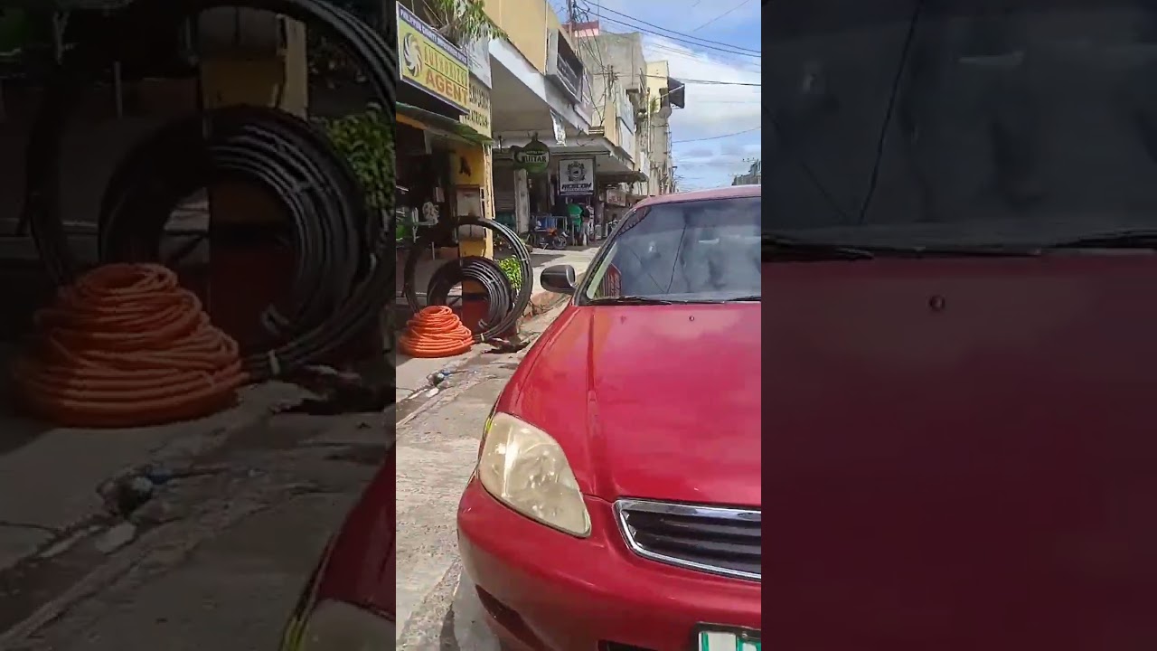 Walking along Tagum City Streets 