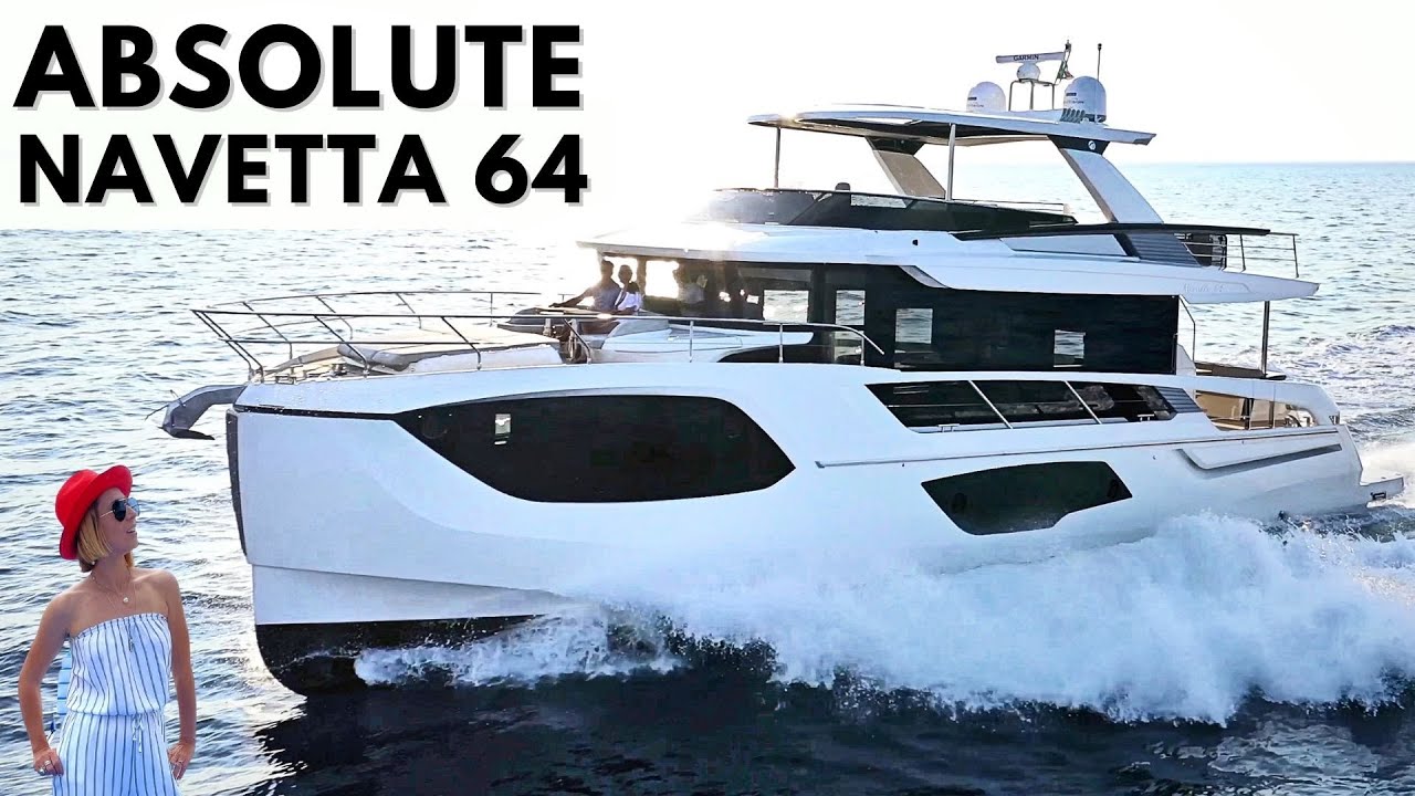 ⁣€2.2M+ ABSOLUTE NAVETTA 64 PATHFINDER Yacht Tour New Model Perfect Liveaboard Cruising Boat