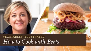 Purchase our vegetables illustrated cookbook: https://cooks.io/2nrfbam
from beet muhammara to burgers, new cookbook, illustrated, has man...
