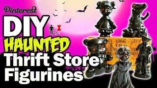 DIY Haunted Thrift Store Figurines - Man Vs Pin