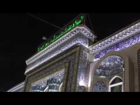 طالب السامرائي وهو ينعى سيدنا الإمام الحسين رضي الله عنه وارضاه واصحابه