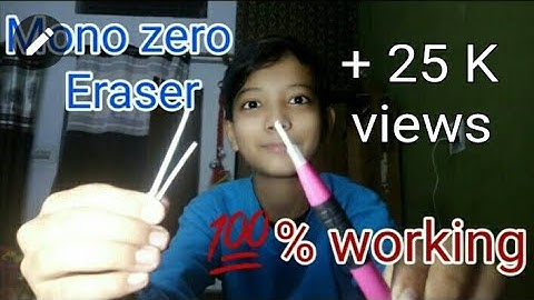How to make tombow mono zero eraser at home in 20 rupees