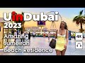 Dubai  amazing jbr jumeirah  beach residents  touristic center  4k  walking tour