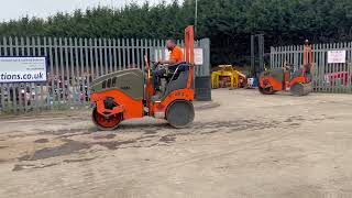 HAMM HD8 double drum roller