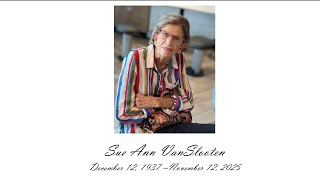 Sue VanSlooten funeral