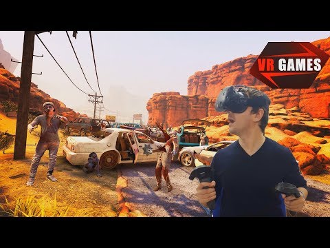 VR Games: Arizona Sunshine часть 1. Стрелялка в зомбаков прохождение первой локации