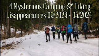 4 Separate Disappearances 05/2024, 09/2023..Camping, hiking..California, Washington & Utah