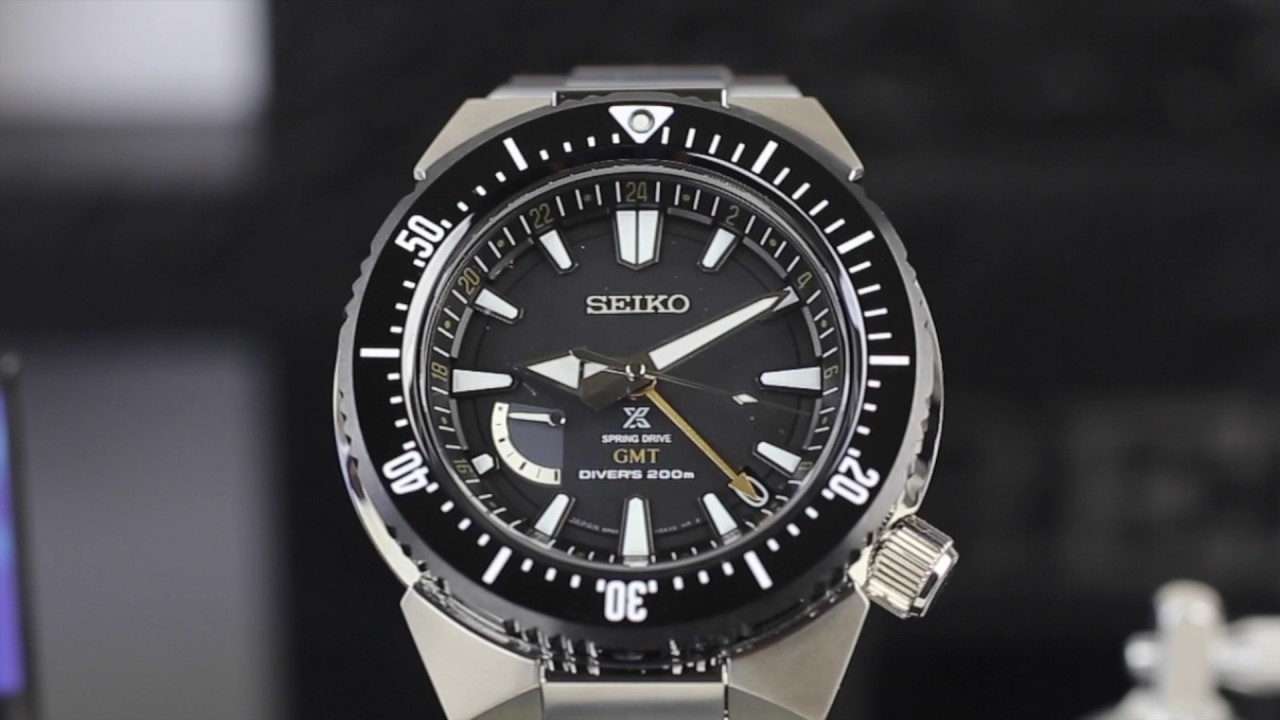 Seiko Spring Drive Prospex 200M GMT Transocean SBDB017 & SBDB018 $3,700 !!!  - YouTube