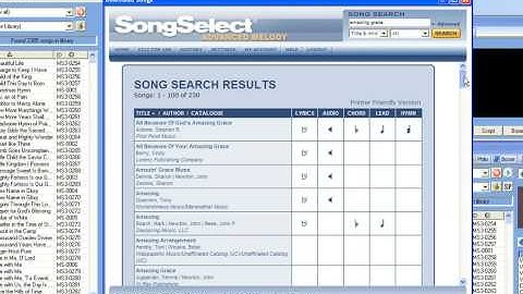 How to import a song from SongSelect to MediaShout