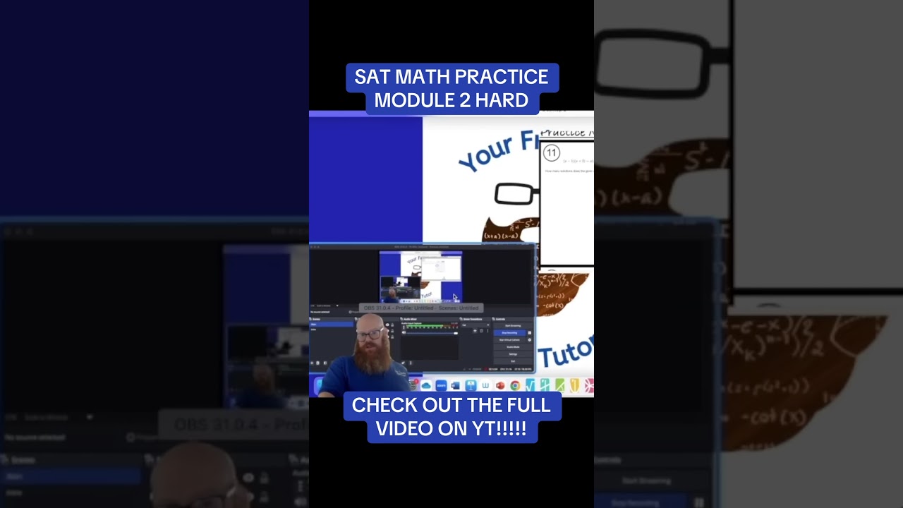 SAT MATH PRACTICE Module 2 HARD Number 11