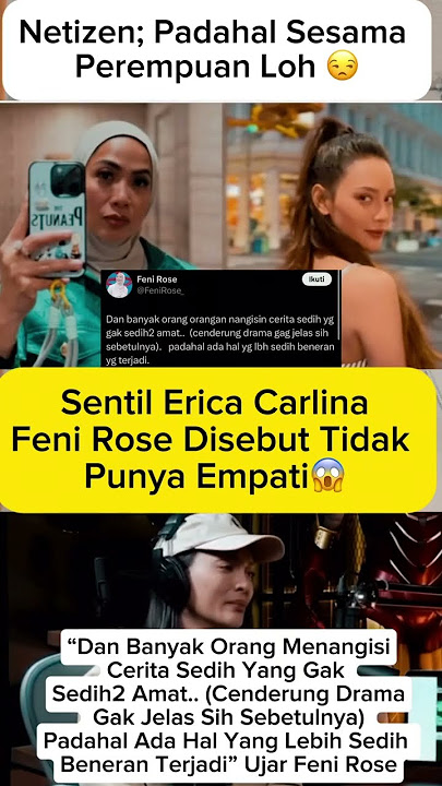 DRAMA, Feni Rose Sentil Erica Carlina #ericacarlina #fenirose #shorts #shortvideo