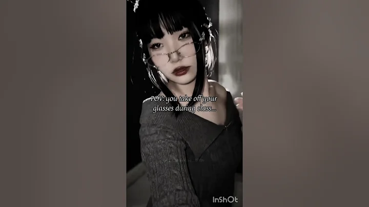 POV: When you take off your glasses in class and your friend turns into an optometrist 😂 #aestheic ✨