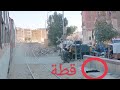 سواق القطار ضرب اكتر من عشرين سرينة وهو داخل على أخطر الاماكن بطريق السد العالى بأسوان 