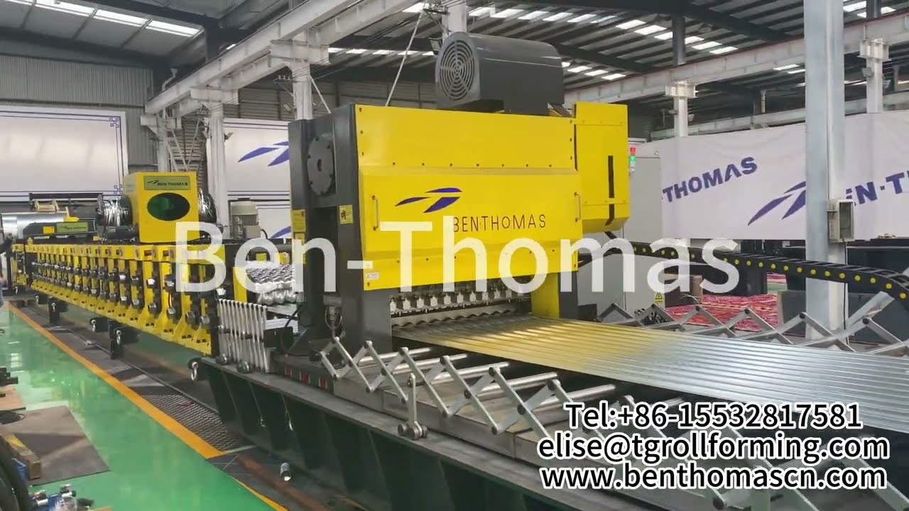 Complete automatic silo production line | Automated roll forming line for corrugated sheets
