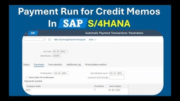 Tutorial: Payment Run for Credit Memos in SAP S/4HANA GUI | F110