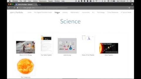 New Google Sites for Student Portfolios using Google Drive