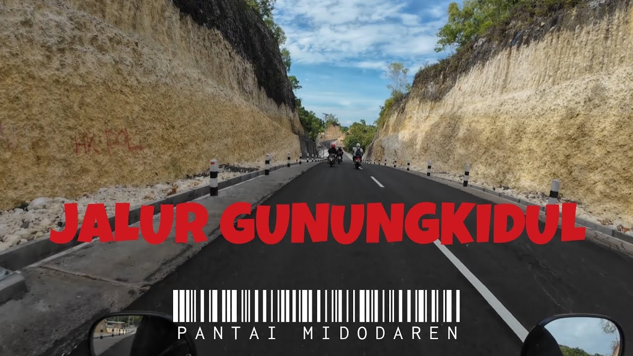 GUNUNGKIDUL - PANTAI MIDODAREN TRABAS ALA-ALA #MOTOVLOG 