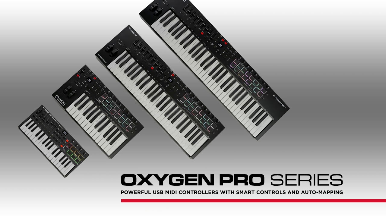 MIDI Controller Bundle - 25-Key USB MIDI Keyboard Controller with Beat  Pads, Sustain Pedal and Software Suite - M-Audio Oxygen Pro 25 and SP-2