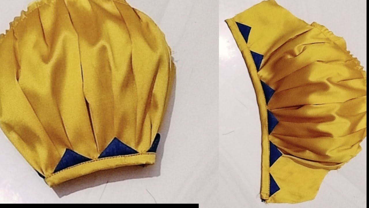 New Designer sleeves design cutting and stitching/blouse sleeves/baju