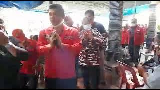 Pbb binjai melayat rmh duka op.ni si samuel br.Aloho/ kapt.pur. L.Tobing di gg.sempurna binjai timur