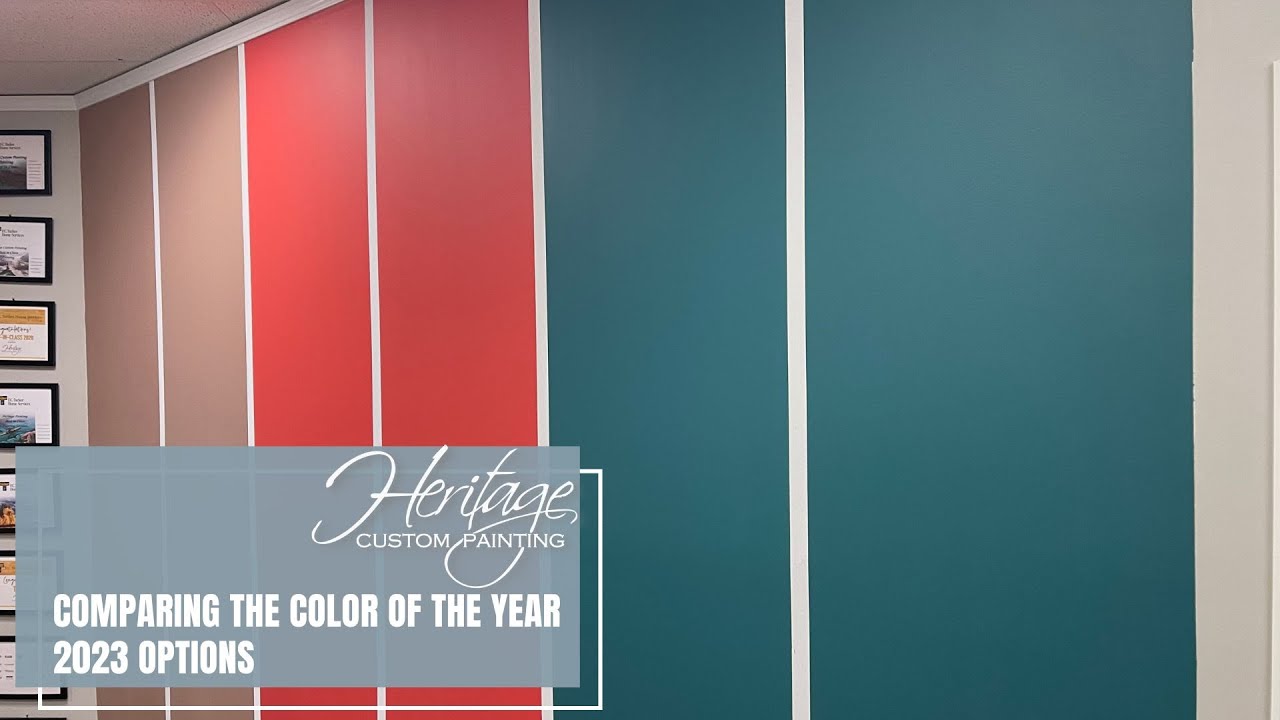 Comparing the Color of the Year 2023 Options PPG, Benjamin Moore, Sherwin Williams