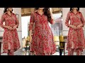 SHIRT COLLAR KURTI CUTTING &amp; STITCHING/ princess cut cord set kurti tutorial/neck pattern ideas 💡