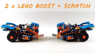 2 x Lego Boost in Scratch