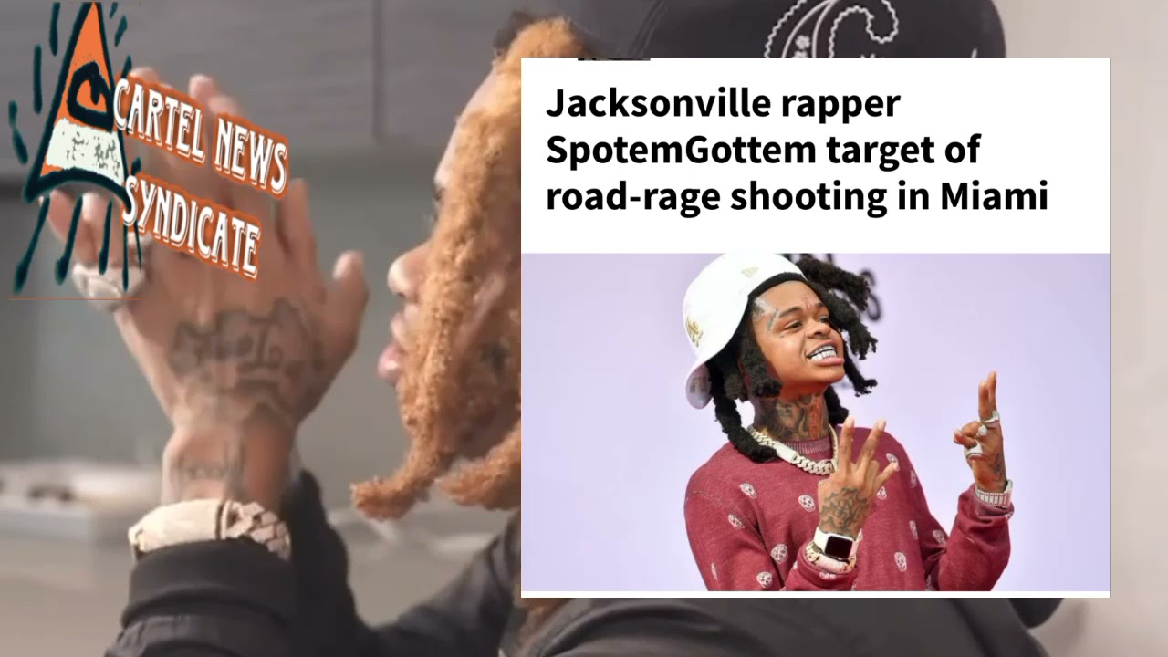 Rapper SpotemGottem shot in hip on I-95. Car he was driving ...