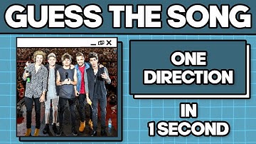 GUESS THE ONE DIRECTION SONG IN 1 SECOND 🎸 🎤 | Music Quiz