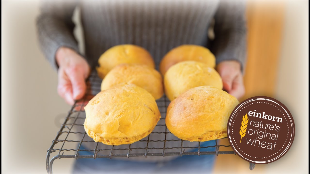 Einkorn Sweet Potato Rolls