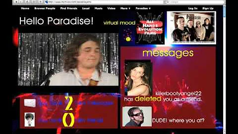 Paradise: "She Deleted Me From MySpace"