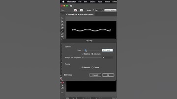 Creating Zigzag Effects In Adobe Illustrator