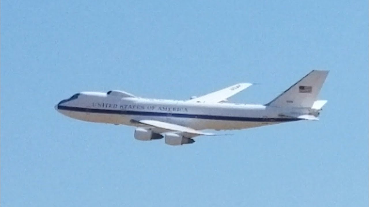 E-4B National Airborne Operations Center "Doomsday Plane" At Califronia Capital Airshow 2017 RARE