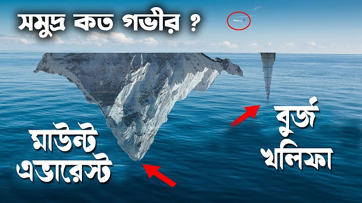 সমুদ্র কত গভীর হতে পারে ? কি আছে সমুদ্রের সবচেয়ে নিচে ?  How Deep is the Ocean