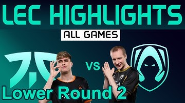 FNC vs TH Highlights ALL GAMES R2 LEC Lower 2024 Fnatic vs Team Heretics by Onivia