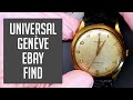 Universal Geneve Gold Vintage Dress Watch Restoration