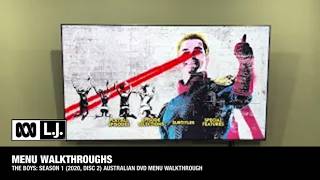 The Boys: Season 1 (2020, Disc 2) Australian DVD Menu Walkthrough