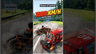 CHANCE OF SURVIVAL WITH 2 DIFFERENT VEHICLE'S #beamng #cars #beamingdrive #ps5