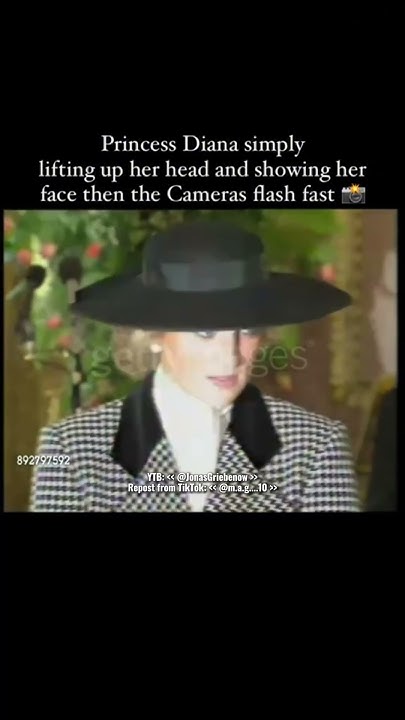 Princess Diana simply lift her head and the cameras flashed immediately ️😍 #princessdiana #