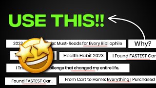 Use This 10 Words SILENTLY In Your Title To Go Viral