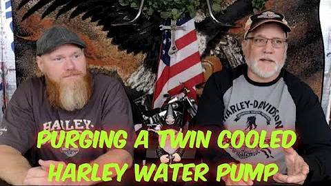 Purging Harley Twin Cooled Water Pump #harleydavidson #roadglide #limited #ultra #twincooled #pump
