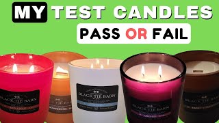 Candle & Wick Testing  PASS or FAIL (Evaluating My Recent Test Candles)