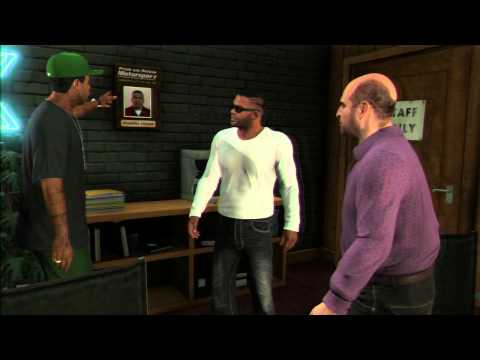 GTA V Scene - Employee Of The Month Cut-Scene - Grand Theft Auto 5 HD