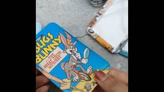 Bugs Bunny Cartoon Series Character Blue Id Badge Holder Lanyard