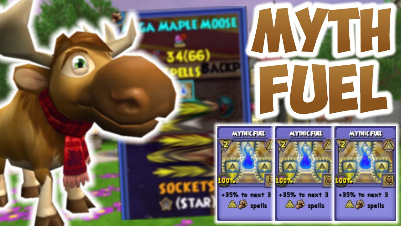 MAKING A BROKEN MYTH FUEL PET IN WIZARD101!!