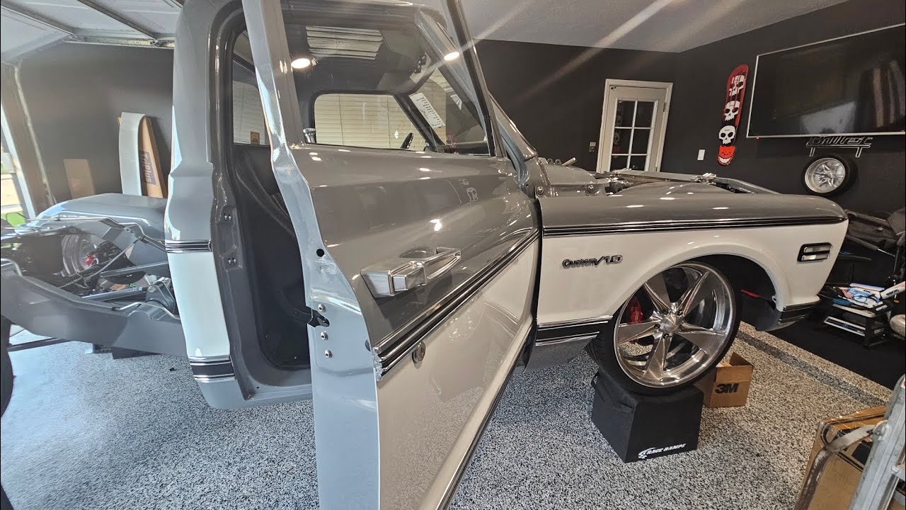 Honda Civic door seals on my 1972 C10 "Perfect Fit"