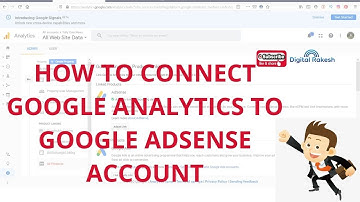 How to connect google analytics to google AdSense account